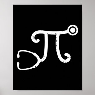 Nurse Pi Day Rate Lovers Math Geek Matching Teache Poster