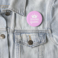 nurse pink cute gift simple crown button