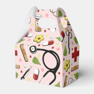 Nurse Pink Favour Box