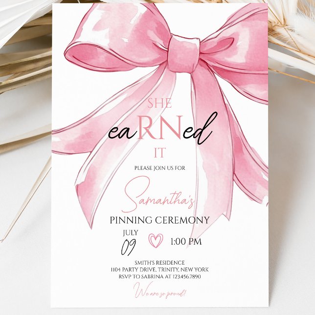 Nurse Pinning Ceremony Invitation (Creator Uploaded)