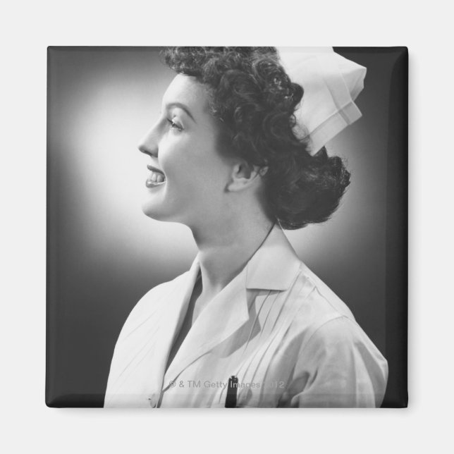 Nurse Posing Magnet (Front)