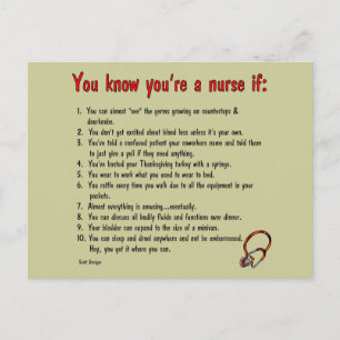 Nurse Postcard