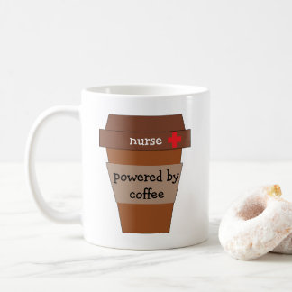 Nurse Powered By Coffee Mug