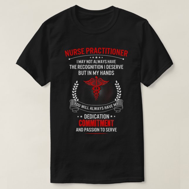 Nurse Practitioner Assistant My Hands Have Passion T-Shirt (Design Front)