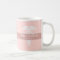 Nurse Practitioner Blush Pink White Personalised