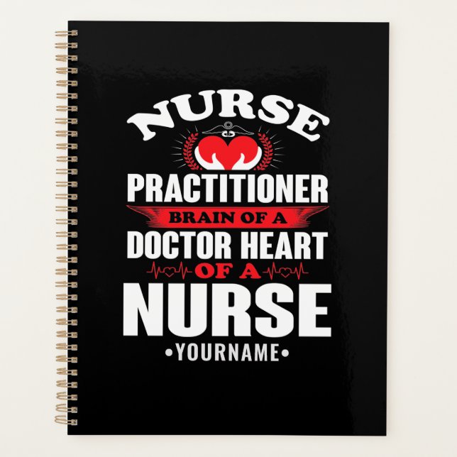 Nurse Practitioner Brains Of A Doctor Heart Of Planner (Front)