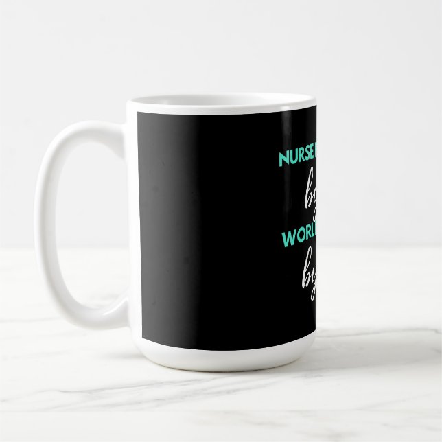 Nurse Practitioner By Day World's Best Mum Coffee Mug (Left)
