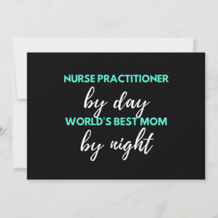 Nurse Practitioner By Day World's Best Mum Holiday Card