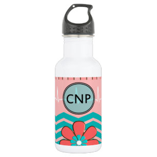 Nurse Practitioner Chevron Design 532 Ml Water Bottle