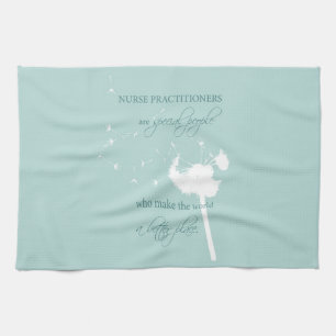 Nurse Practitioner Dandelion Tea Towel
