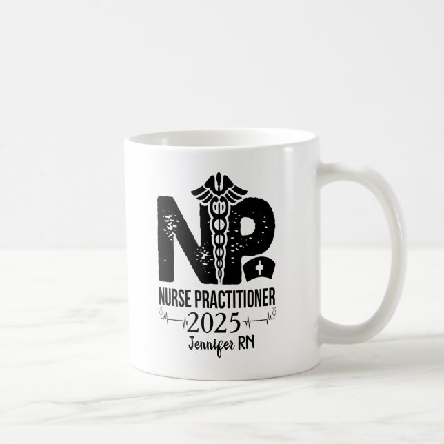  Nurse  Practitioner  Established Personalised    Coffee Mug (Right)
