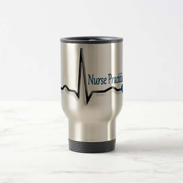 Nurse Practitioner Gifts QRS Design Travel Mug (Center)