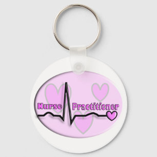Nurse Practitioner Gifts- QRS Segment Design Key Ring