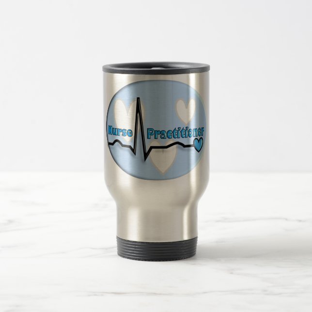 Nurse Practitioner Gifts Travel Mug (Center)