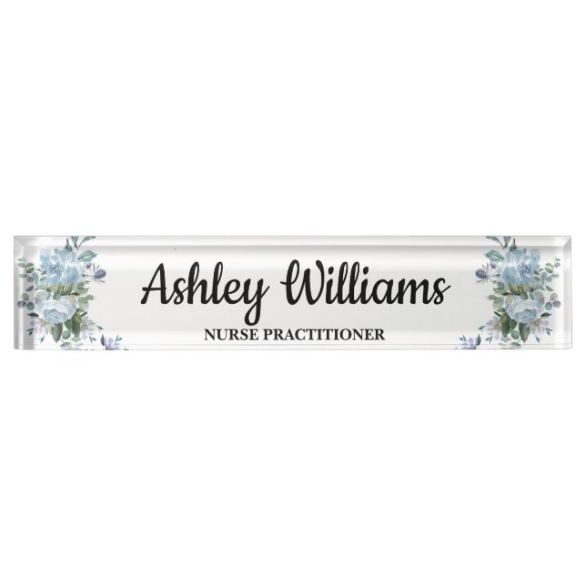 Nurse Practitioner Graduation Gift for NP Grad Nameplate (Front)