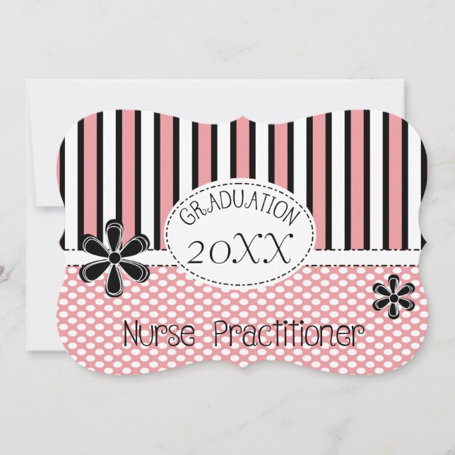 Nurse Practitioner Graduation Invitations #12 (Front)