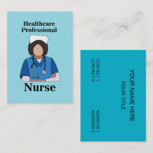 Nurse Practitioner Healthcare Professional Business Card