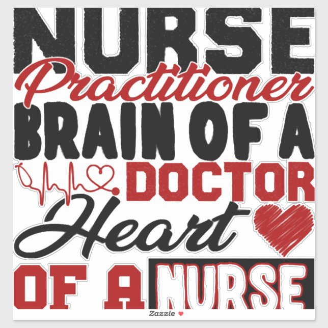Nurse Practitioner Heart Shirt (Sheet)