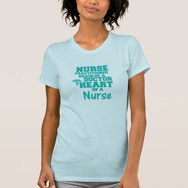 Nurse Practitioner Inspirational Aqua T-Shirt (Front)