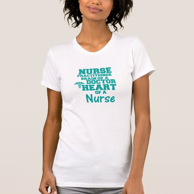  Nurse Practitioner Inspirational Aqua T-Shirt (Front)