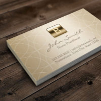 Nurse Practitioner Luxury Gold Monogram