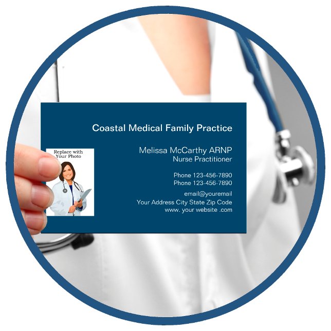 Nurse Practitioner Medical Business Cards (Creator Uploaded)