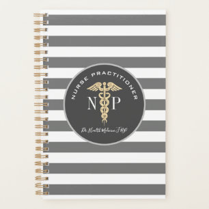 Nurse Practitioner Medical Grey Personalised Planner
