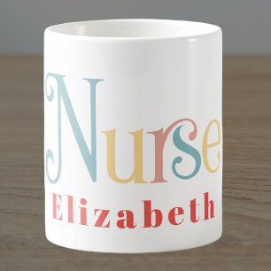 Nurse Practitioner Medical Professional Monogram Coffee Mug