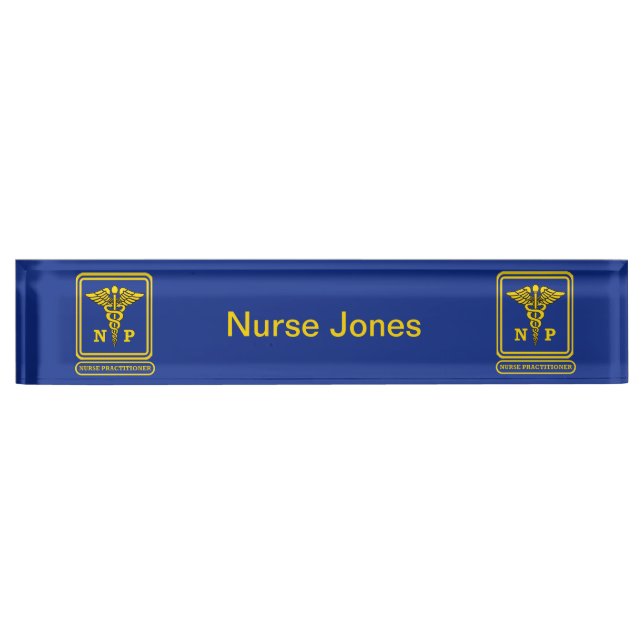 Nurse Practitioner Nameplate (Front)
