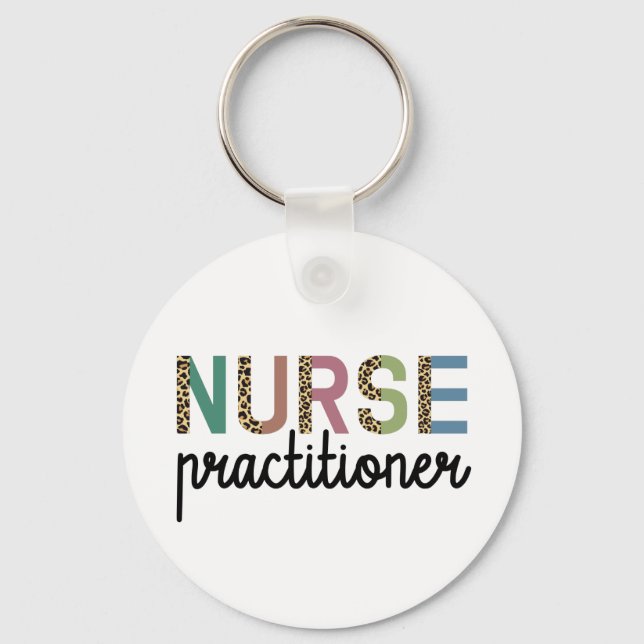 Nurse Practitioner NP nurse appreciation gifts  Key Ring (Front)