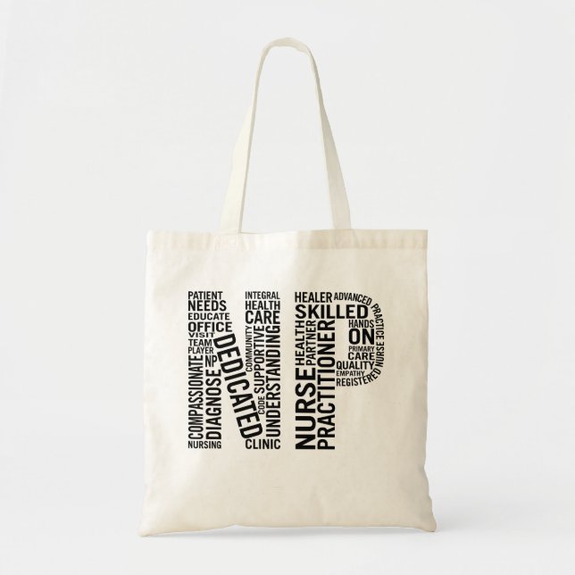 Nurse Practitioner NP Tote Bag (Front)