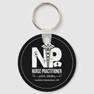 Nurse Practitioner Personalised Keychain