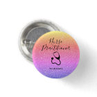 Nurse Practitioner Rainbow Glitter Personalised