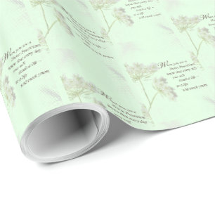 Nurse Practitioner Touch Lives Wildflower Wrapping Paper