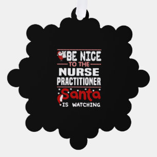 Nurse Practitioner Tree Decoration Card