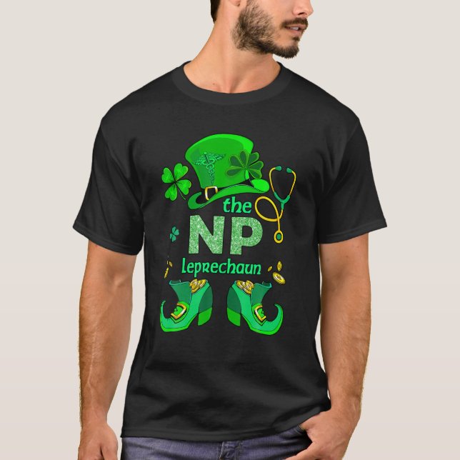Nurse Practitioner Valentines Day Cute Design T-Shirt (Front)