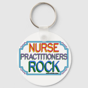Nurse Practitioners Rock Key Ring