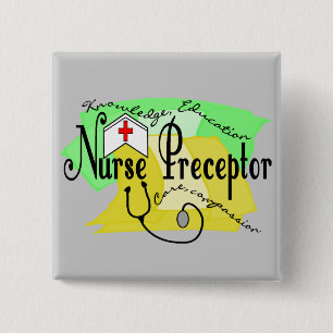Nurse Preceptor 15 Cm Square Badge