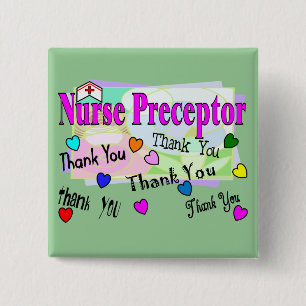 Nurse Preceptor THANK YOU 15 Cm Square Badge