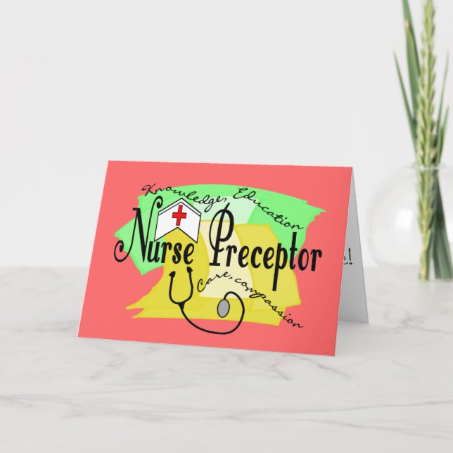 Nurse Preceptor Thank You Card (Front)