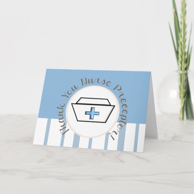 Nurse Preceptor Thank You Card (Front)