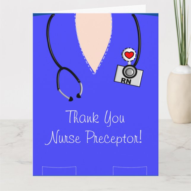 Nurse Preceptor Thank You Card #7 (Front)