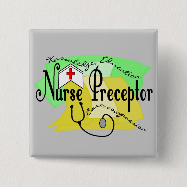 Nurse Preceptor Thank you Gifts 15 Cm Square Badge (Front)
