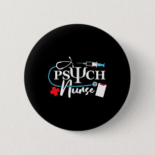 Nurse Psychology Nursing Psychiatric Mental Health 6 Cm Round Badge