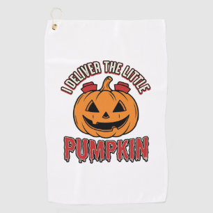 Nurse Pumpkin Halloween Delivery Shirt Design_1 Golf Towel