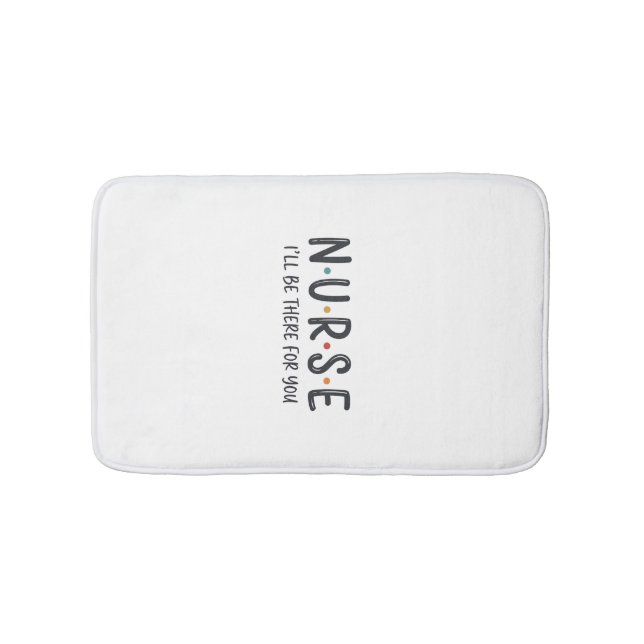 Nurse Quote Shirt Design Vector Graphic_1 Bath Mat (Front)