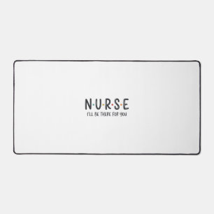 Nurse Quote Shirt Design Vector Graphic_1 Desk Mat