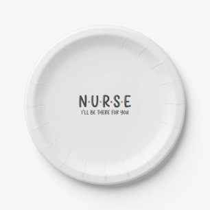 Nurse Quote Shirt Design Vector Graphic_1 Paper Plate