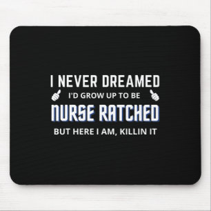 Nurse Ratched Funny Design Nursing Movie Character Mouse Pad