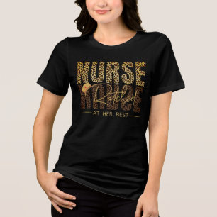 Nurse Ratched Tee, At Her Best Leopard Print Shirt